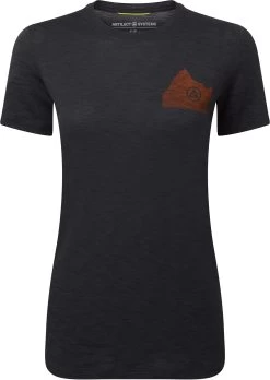 ARTILECT Sprint Lone Eagle SS Shirt Dames, Zwart