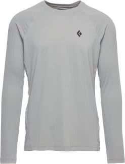 Black Diamond Alpenglow Crew LS Shirt Heren, Grijs