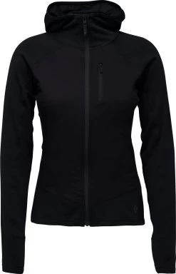Black Diamond Coefficient LT Hybrid Hoody Dames, Zwart
