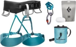 Black Diamond Momentum Package Dames, Zwart/turquoise