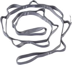 Black Diamond Nylon Daisy Ketting 115cm / 18mm, Grijs