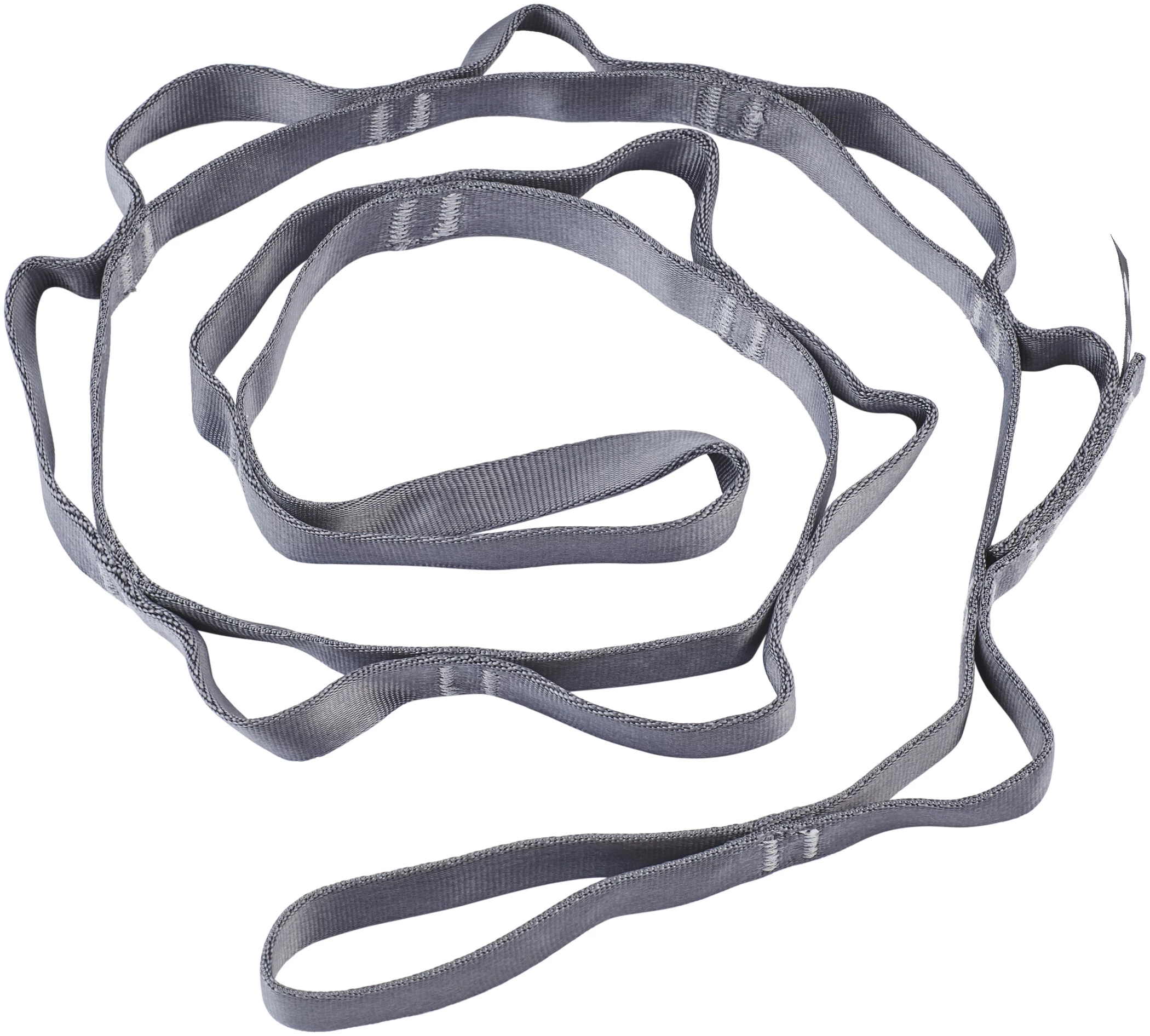 Black Diamond Nylon Daisy Ketting 115cm / 18mm, Grijs