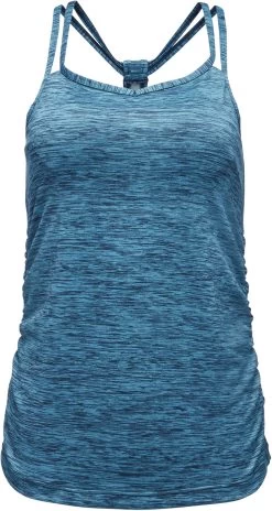 Black Diamond Six Shooter Tanktop Dames, Blauw