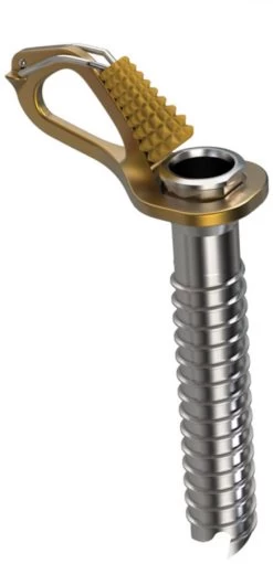 Blue Ice Aero Ice Screw 13cm, Zilver/geel