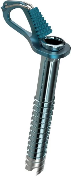 Blue Ice Aero Lite Ice Screw 16cm, Zilver/blauw