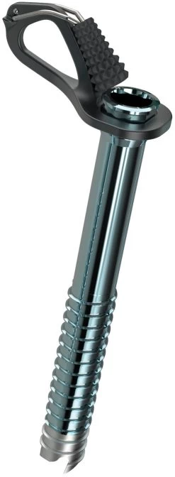 Blue Ice Aero Lite Ice Screw 19cm, Zilver