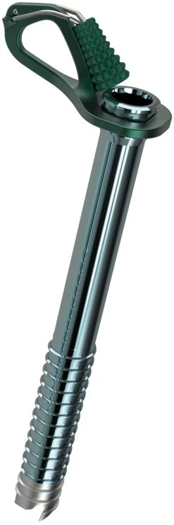 Blue Ice Aero Lite IJsschroef 22 Cm, Zilver/groen