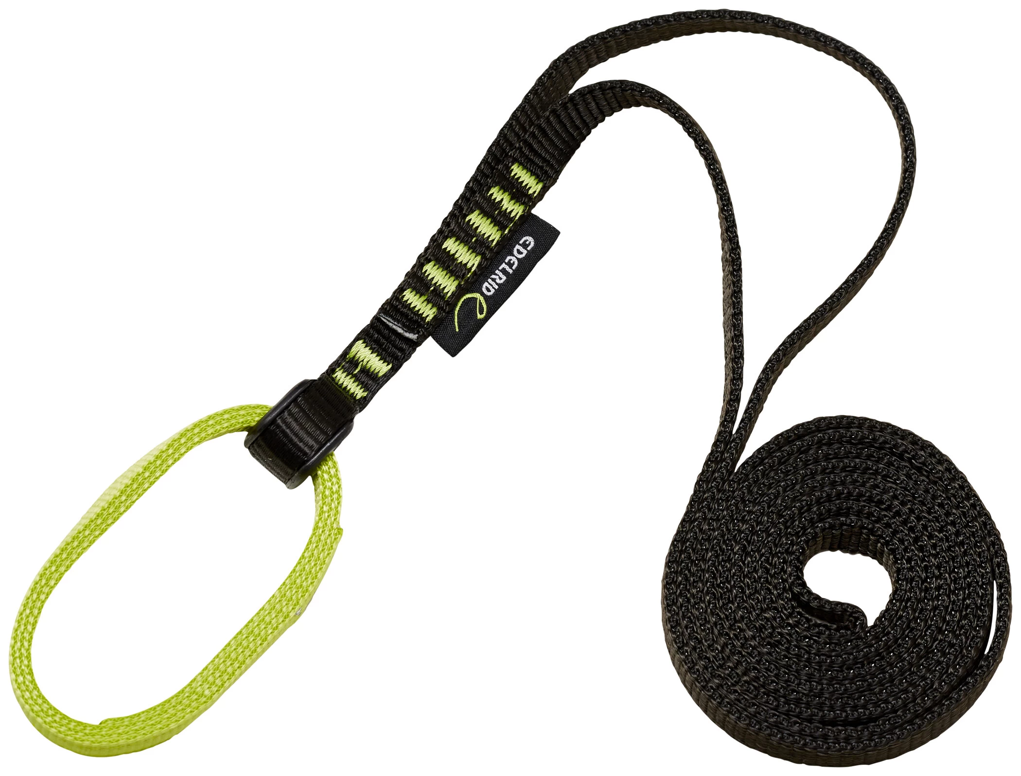 Edelrid Belay Station Sling Tech Web 12mm 110cm, Zwart/groen