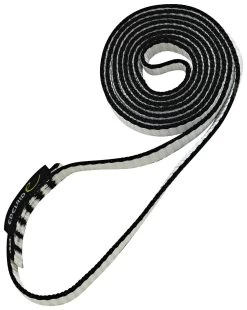 Edelrid Dyneema Sling 11mm 90cm, Wit/zwart