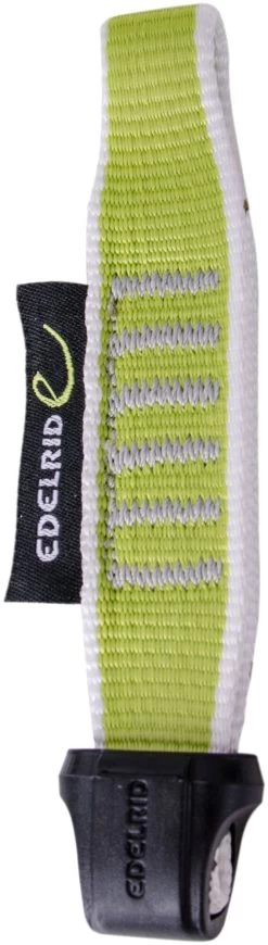 Edelrid Nylon Quickd.Slings Lus 15/22mm, 12cm, Groen/wit