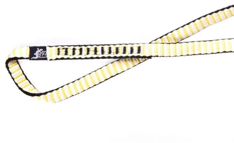 Fixe Dyneema Lus 80cm, Geel/wit