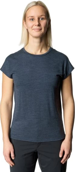 Houdini Activist T-shirt Dames, Blauw