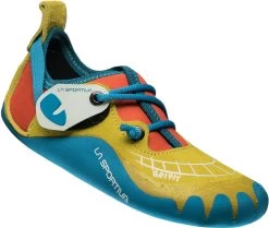 La Sportiva Gripit Klimschoenen Kinderen, Geel/turquoise
