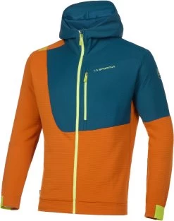 La Sportiva Mood Hoody Men, Oranje/petrol