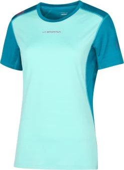 La Sportiva Sunfire T-shirt Dames, Blauw/turquoise