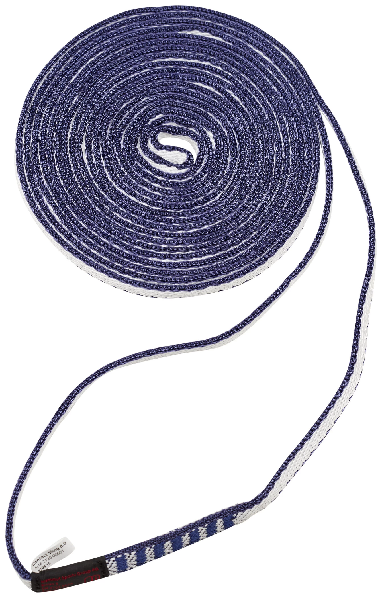 Mammut Contact Sling 8.0 240cm, Wit/blauw