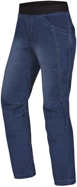 Ocun Mania Jeans Broek Heren, Blauw
