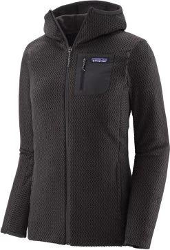 Patagonia R1 Air Full Zip Hoody Dames, Zwart