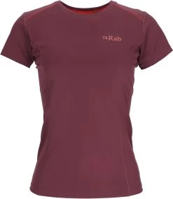 Rab Force SS Tee Women, Rood