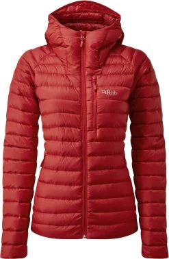 Rab Microlight Alpine Jas Dames, Rood