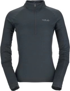 Rab Sonic LS Zip Dames, Grijs